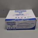 Kochorie 400 Pieces Happy Birthday Party Decorations Including Disposable Paper Plates Cups Napkins Tableware Sets Serves 50 for Birthday Party Supplies