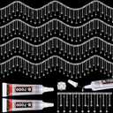 3 Yard Rhinestone Trim Fringe with B7000 Glue, Irregular Rhinestone Tassel Belt, Sparkle Diamond Fringe Ribbon Tassel Chain for DIY Clothing Wedding Decoration