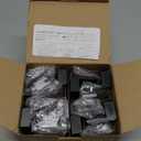 Solar Deck Lights Outdoor - 8 Pack Solar Step Light CIYOYO Waterproof Fence Lights for Patio Stairs Post Pathway Porch Driveway Yard Garden Decor, Warm White/ LED Color Glow Lighting