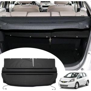 Powerty Cargo Cover Compatible with Honda Fit 2009 2010 2011 Accessories Trunk Cover Trunk Security Shield Shade (Can Withstand Load)