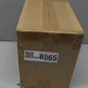 Delamu 2 Set Pantry Organizers and Storage, Trash Bag Holder Under Sink Organizer for 4-13 Gal Bags, Trash Bag Dispenser with Bamboo Top for Onion, Potato, Garlic, Clear (11-7/32"L*7" W*7-1/8"H)