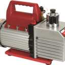 Robinair 15800 VacuMaster Economy Vacuum Pump - 2-Stage, 8 CFM, CHROME,Red/Silver