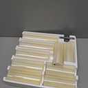 Homemory Ivory LED Pillar Candles - Battery Operated Candle, Real Wax Flameless Candles, 4-9" Set of 9, Unscented, Remote & Timer