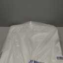 Amazon Basics Portable 4 Foot Rectangular Folding Dining Table, 4 Adjustable Height Settings, Carrying Handle, Indoor & Outdoor, Sturdy for Events, White, 47.8 x 23.9 x 33.9 in