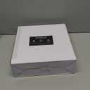 Juvale Jewelry Box for Men - 10.5 x 10.5 x 3.5 in, Black Velvet - Locking 2-Layer Travel Jewelry Organizer & Earring Holder, Necklace Organizer & Decorative Tray