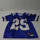 Men's Number Graphic Jersey Shirts Short Sleeve Striped Casual T Shirt Top Athletic Sports Jersey T Shirts Streetwear (Large, Royal Blue)