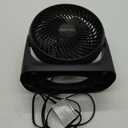 Amazon Basics Air Circulator Fan, Desk Fan for Bedroom, Home and Office, With 90-Degree Tilt Head, 3 Speed Settings, Lightweight (3 LBS), 35 Watts, Black, 11.1"W x 6.3"D x 10.9"H
