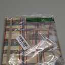 KOOLTAIL Dog Raincoat Hooded Slicker Poncho with Leash Hole, Raincoat for Small Medium Dogs, Waterproof Doggie Rain Jacket with Reflective Strip, Adjustable Breathable Plaid Puppy Rainwear-Beige M (Medium (Pack of 1))