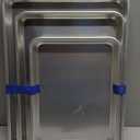 Nordic Ware Naturals 3 Piece Set - USA Made Aluminum Commercial Quality Sheet Pan for Baking or Roasting, Encapsulated Galvanized Steel Rim Prevents Warping; Half Sheet, Jelly Roll and Quarter Sheet