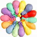 100 Pack 18 inch Pastel Balloons 10 Kinds Colors Colorful Party Balloon Bulk for Various Party Events Decorations