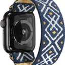 Tefeca Unity Series Elastic Compatible/Replacement Band for Apple Watch/Apple Watch Ultra(Sea Fish,XS fits 5.5-6.0 inch wrist, 41/40/38mm)