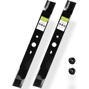 Mower Blades Fit for RYOBI 20-inch Deck Lawn Mower, Replacement Blade Compatible with RY40180, RY40190, RY401110/RY401011, RY401120, RY40LM30,Replaces AC04020,2 Pack