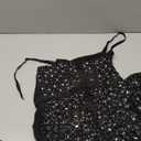 Figdaw Women's Sparkle Rhinestone Jumpsuits for Women Sexy Party Night Out, Black, M