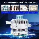Alternator New for Ford F150 V8 4.6L 5.4L 2004-2008, F150 Heritage 2004, for Expedition 5.4L 2005-2006, for Lincoln Mark LT 5.4L 2006-2008, for Navigator 2005-2006 5.4L V8, 8318 110AMP