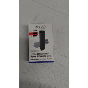 ZGEAR 2-IN-1 DISINFECTANT spray & Spray & Cleaning Cloth