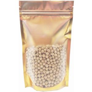 FERENLI 50 Pieces Aluminum Foil Mylar for Zip Bags Lock Matte Plastic Heat Sealable Stand Up Food Storage Bag Coffee Beans Zipper Lock Packing Pouch for Sample Reusable 3.9x5.9 inch