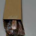 3-Piece Teak Wooden Spoon Set for Cooking & Serving - Non-Scratch, Heat-Resistant Utensils with Hanging Hooks - Stirring Spatulas for Non-Stick Pans, Bowls & Pots