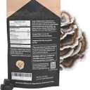 REAL Turkey Tail Mushroom Gummies - Gut, Immunity, Brain Support, Vegan, Sugar-free, GF, 30 TRUE Servings, 3.7oz