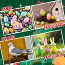 Therwen 2 Pcs Decorative Bird Nest Decor, Natural Twig Bird Nests for Spring Easter Table Centerpiece, Rustic Home Decor, Floral Arrangement, DIY Craft and Terrarium Display (7.9 Inch)