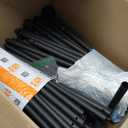 Portable Closet for Hanging Clothes, Portable Wardrobe Closet with Cover, 6  Storage Shelves, 2 Hanging Rods and 6 Side Pockets