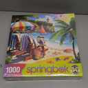 Springbok Tropical Paradise 1000 Piece Jigsaw Puzzle for Adults - Relaxing Beach Scene - Unique Cut Pieces - Made in USA
