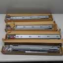 4 Pairs Undermount Drawer Slides 18 inch Undermount Soft Close Drawer Slides Full Extension Concealed Drawer Runners with Mounting Screws, Locking Device and Brackets 100 lb Load Capacity 18" 8pcs