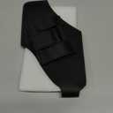 Topstache Leather Cell Phone Holster for iPhone 17/17 Pro/16/16 Pro - Belt Clip Cell Phone Case for Men for Galaxy S25/S24/S23 - Magnetic Closure Leather Holster Holder Pouch, M,Black