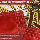 Florida State Flag 2x3 Outdoor Double Sided- Heavy Duty FL State Flag with 2 Brass Grommets 4 Rows Stitched Florida Decorations