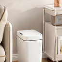 1Pack 2.7 Gal Bathroom Trash Can with Lid, Automatic Trash Can Small Smart Garbage Can Touchless, Slim Motion Sensor Waterproof Plastic Trash Bins for Bedroom Office Kitchen Toilet