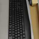 Seenda Wireless Bluetooth Keyboard and Mouse Combo, COE200 Ergonomic Wireless Keyboard Mouse with Wrist Rest, MultiDevice Connection, FullSize, Compatible for Computer/Laptop/Mac/MacBook, Black