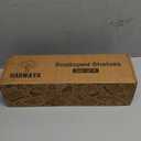 Walnut Nursery Book Shelves Wall Set of 4, Dark Wood Scalloped Floating Bookshelf for Wall, Cloud Wooden Hanging Shelving Unit for Kids Bedroom Baby Child Toddler Room Kitchen (Walnut Brown)