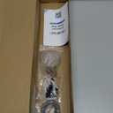 Closet Rods for Hanging Clothes, 17 to 84 Inches Stepless Adjustable Metal Closet Rod, 1.3 Inches Heavy Duty Clothes Hanging Rod for Closet Wardrobes Laundry RV, Black