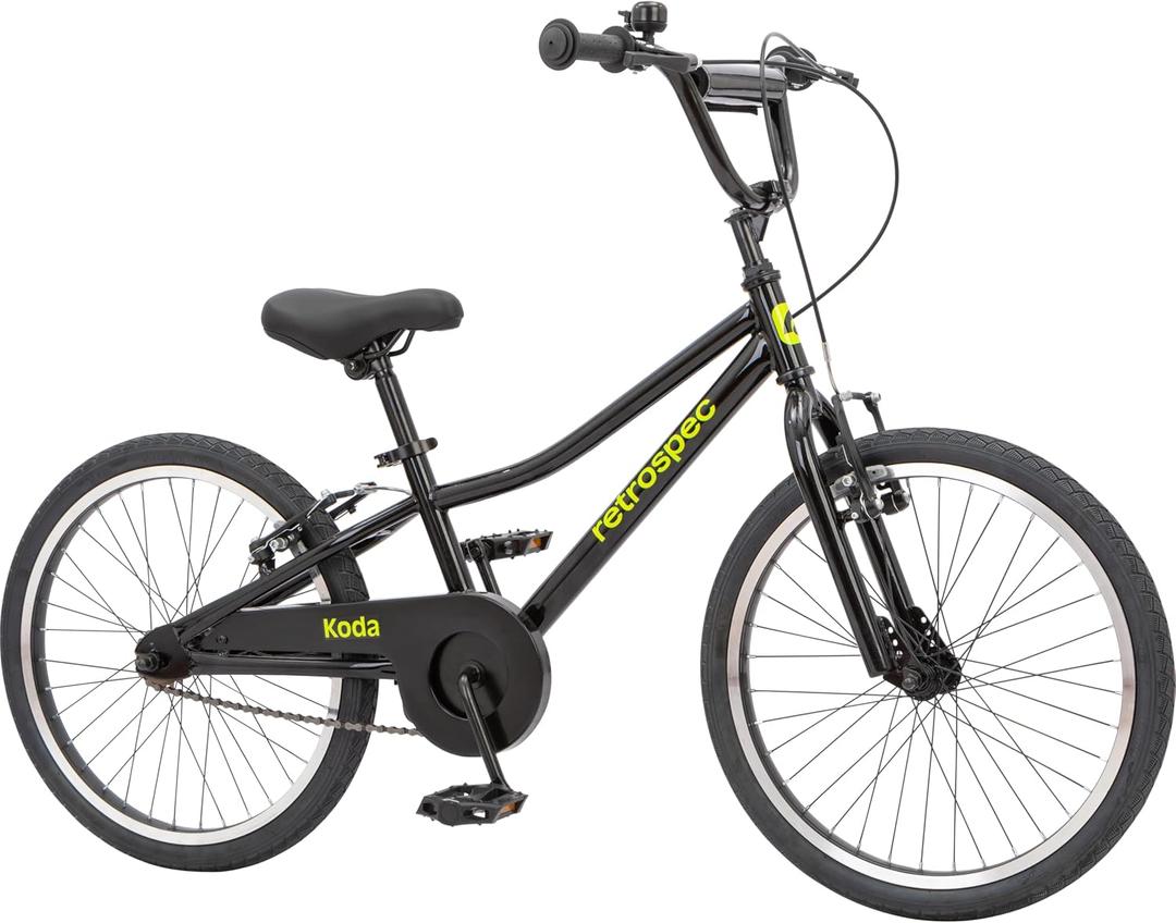 Retrospec Koda Plus Kids Bike for Boys & Girls Ages 6-8 Years - Children's Bicycle, Adjustable Seat & Handlebars, 20 Inch