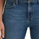 Lee Women's Legendary Straight Capri Jean (Blue, Size 16)