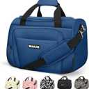 Underseat Carry On Luggage Lightweight Travel Tote Weekender Bag Overnight Duffle Bag for Travel, Travel Essentials Personal Item Travel Bag for Women and Men, Blue-16Inch