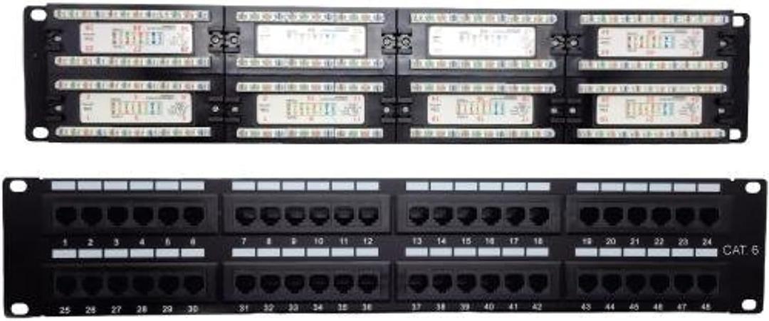 W Box C6PP48 Cat6 Patch Panel 48 Port