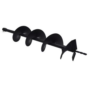 kimllier 6 Inch Earth Auger Drill Bits 4/6/ 8/10/12 Inch for Gas Powered Post Fence Hole Digger Planting Bulbs, Potted Plants