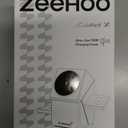 ZEEHOO 3 in 1 Charging Station for Apple, iPhone Mag-Safe Charger, Qi2 Certified, Rotating Wireless Charger Stand for iPhone 17,16,15,14,13,12 Series, Apple Watch, AirPods (USB-C Charger Included) (Metal Gray)