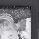 Malden International Designs Crossroads Puzzle Collage Picture Frame, 6 Option, 3-3.5x5 & 3-4x6, Black