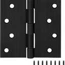 Design House Door Hinges for Interior Doors 3-Pack 4-inch x 4-inch, Design House Square Corner Steel Door Hinge Door Hardware, Oil Rubbed Bronze, 181677