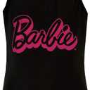 Barbie Swimsuit for Girls I Girl Bathing Suit I Official Merchandise (6, Black)