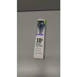 Cell Candy 10 Ft Braided Charge USB A For USB C Blue