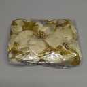 Boao 24 Pieces Christmas Artificial Glitter Poinsettia Flowers Xmas Flowers Wedding Christmas Tree New Year Ornaments(Gold)