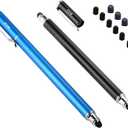 (2 Pcs)[0.18-inch Fine Tip ] Stylus Touch Screen Pens 5.5" L Perfect for Drawing Writing Gaming Compatiable with Apple iPad iPhone Samsung Tablets and All Other Touch Screens