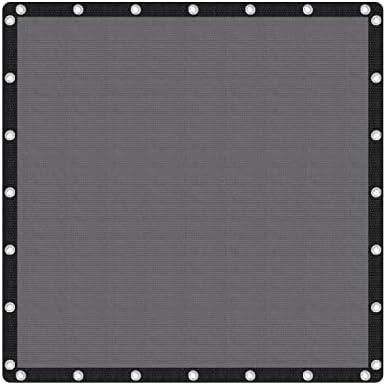 VICLLAX Shade Fabric Sun Shade Cloth Privacy Screen with Grommets for Patio Garden Pergola Cover Canopy 12x12 FT, Grey