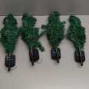 Solar Christmas Tree Lights,4 Pack Multiple Outdoor Christmas Decorations Waterproof Outdoor Xmas Decor, Tree Lights for Pathway, Patio, Yard, Garden