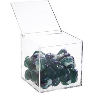 Sumnacon Laundry Pods Container Clear Laundry Containers for Organizing Sturdy Dryer Ball Holder with Lid Acrylic Storage Containers Pratical Dishwasher Pods Container for Laundry Room,Coffee,Office