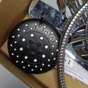 Veken 11.8'' Rain Shower Head with Handheld Spray Combo, Extension Arm for Rainfall Showerhead, Muti-modes Massage High Pressure Hand Held Shower Heads with Hose, Anti-Clog Nozzles & Bathroom(Chrome)