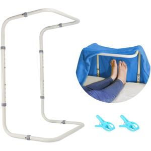 Zelen Blanket Lifter Foot Tent for Bed Sheet Lifter Blanket Riser Lift Bar for Feet Adjustable Blanket Support Holder Bed Cradle Bed Rail Accessories Hospital Leg Knee Post Surgery Recovery