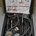 Ultimate Unicorn 8 inch Bathroom Faucet Chrome, Waterfall Bathroom Faucet with Metal Pop-up Sink Drain Stopper and 2 Supply Hoses,2 Handle Widespread Faucets for Vanity Sink 3 Holes